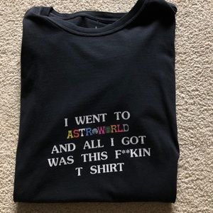 Travis Scott Astroworld Merch T-shirt
